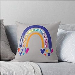 Total Chaos Awareness Throw Pillow