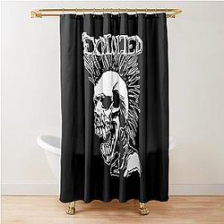 1998 The Exploited Total Chaos Hardcore Shower Curtain