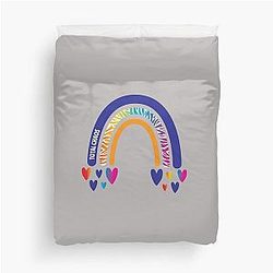 Total Awareness Rainbow Duvet Cover