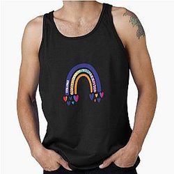 Total Awareness Rainbow Tank Top