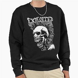 1998 The Exploited Total Chaos Hardcore Sweatshirt