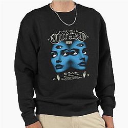 Cursed Total Chaos Gothic Surreal Art Design Pullover Sweatshirt