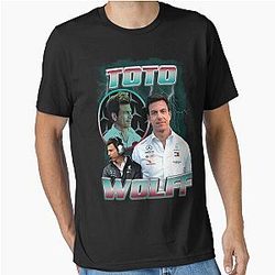 Toto Wolff 80s Vintage Bootleg Essential T-Shirt