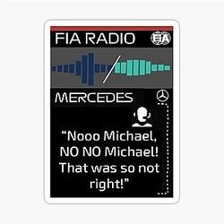 Toto Wolff Angry Abu Dhabi 2021 Sticker