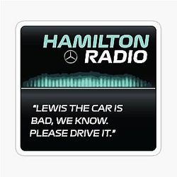 Toto Wolff Angry Radio Message Sticker