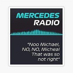 No Michael - Toto Wolff Radio F1 Sticker