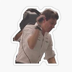 Toto Wolff Angry Sticker