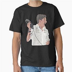 Toto Wolff angry at Verstappen as Hamilton crashes into Verstappen's back Classic T-Shirt