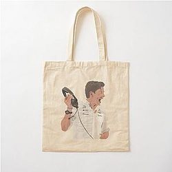 Toto Wolff angry at Verstappen as Hamilton crashes into Cotton Tote Bag