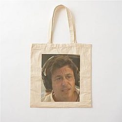 Confused Toto Wolff Cotton Bag