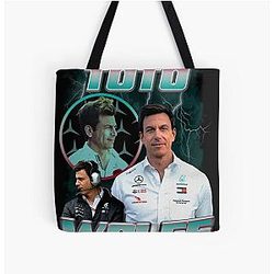 Toto Wolff 80s Tote Bag