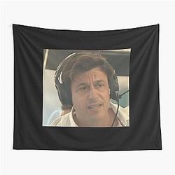 Confused Toto Wolff Tapestry