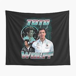 Toto Wolff Vintage Bootleg Tapestry