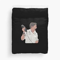 Angry Toto Wolff Duvet Cover