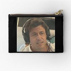 Confused Toto Wolff Classic Zipper Pouch