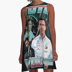 Toto Wolff 80s A-Line Dress