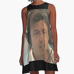 Confused Toto Wolff Classic A-Line Dress