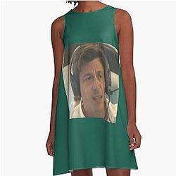 Confused Toto Wolff Spiral Notebook A Line Dress