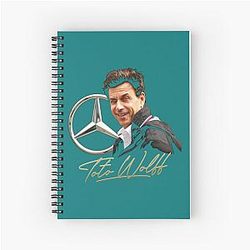 Toto Wolff Spiral Notebook