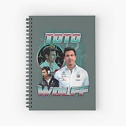 Toto Wolff Spiral Notebook