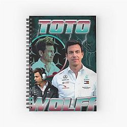 Toto Wolff Spiral Notebook