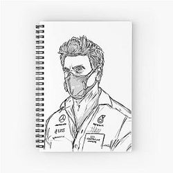 Toto Wolff Sticker Notebook