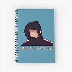 Darth Toto Wolff Spiral Notebook