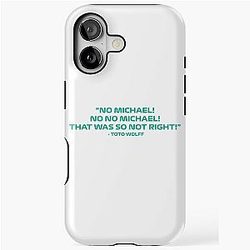 Toto Wolff No Michael iPhone Case