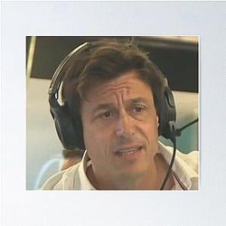 Confused Toto Wolff Poster
