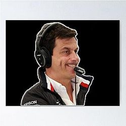 Toto Wolff Funny Poster