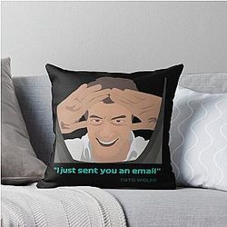 Toto Wolff Sends Email To Michael Masi Throw Pillow