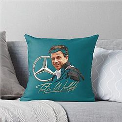 Toto Wolff Throw Pillow