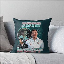 Toto Wolff Throw Pillow