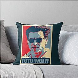 Toto Wolff Throw Pillow