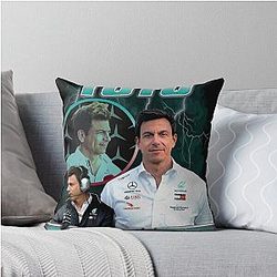 Toto Wolff Throw Pillow