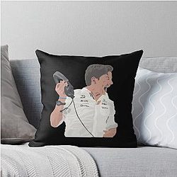 Angry Toto Wolff Pillow