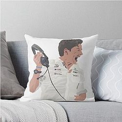 Angry Throw Pillow