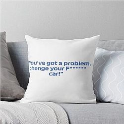 Christian Horner vs Toto Wolff Throw Pillow