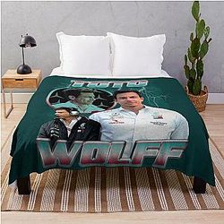 Toto Wolff 80s Throw Blanket