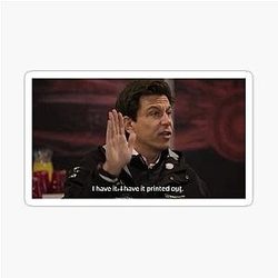 Toto Wolff Meme Sticker
