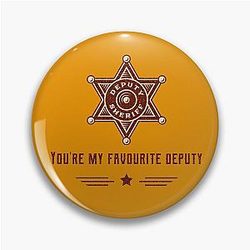Toy Story Sheriff Badge Pin