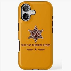 Toy Story Woody Deputy Sheriff Badge iPhone Tough Case