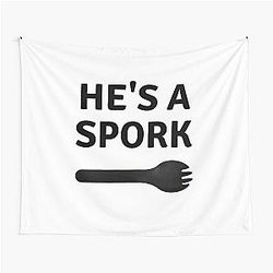 He's a Spork Toy Story Tapestry