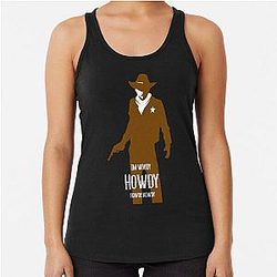 Toy Story Cowboy I'm Woody Howdy Racerback Tank Top