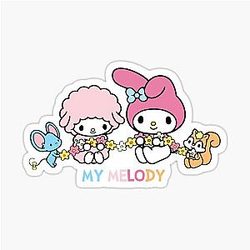 My Melody Toy Story Cartoon Cute Heroes birthday shirt graphic t-shirt Sweatshirt Hoodie Hats Stickers Magnets Phone Mouse Pads Pillows Mugs Pin Buttons