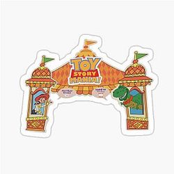 Toy Story Mania Sign Sticker