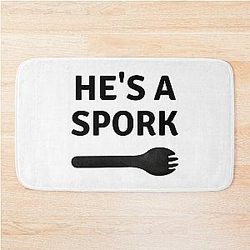 He's a Spork Toy Story Bath Mat