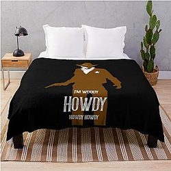 Toy Story Cowboy I'm Woody Howdy Throw Blanket