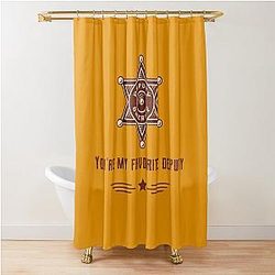 Toy Story Woody Deputy Sheriff Shower Curtain