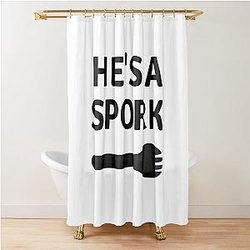 He's a Spork Toy Story Shower Curtain